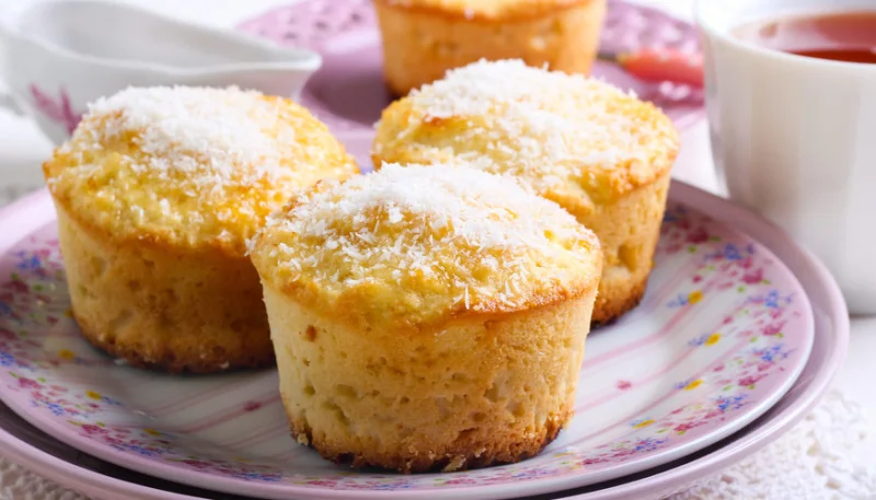 Muffins au chocolat et à la noix de coco