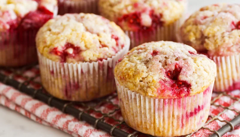 Muffins aux cranberries et aux pistaches