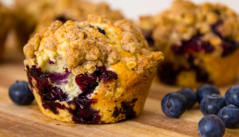 Muffins aux myrtilles