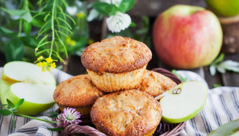 Muffins aux pommes