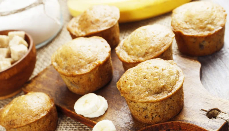 Muffins légers à la banane