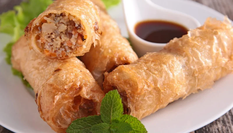 Nems à la viande hachée