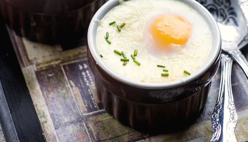Oeufs cocotte au micro-ondes