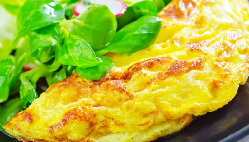 Omelette aux chips