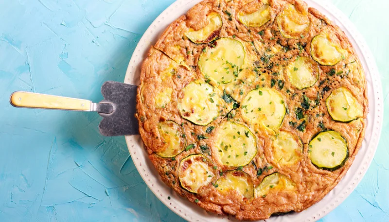 Omelette aux courgettes
