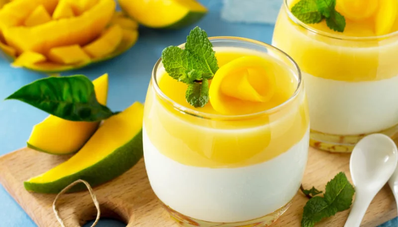 Panna cotta à la mangue au Thermomix