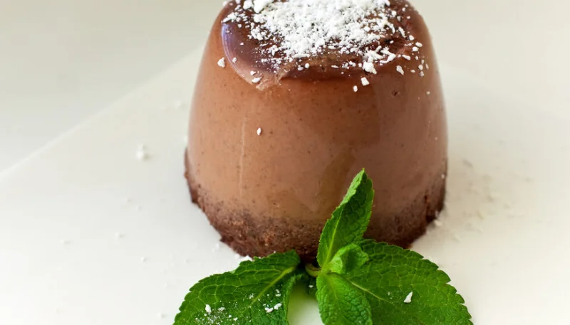 Panna cotta au chocolat au Thermomix