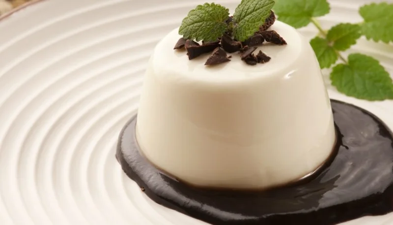 Panna cotta aux deux chocolats