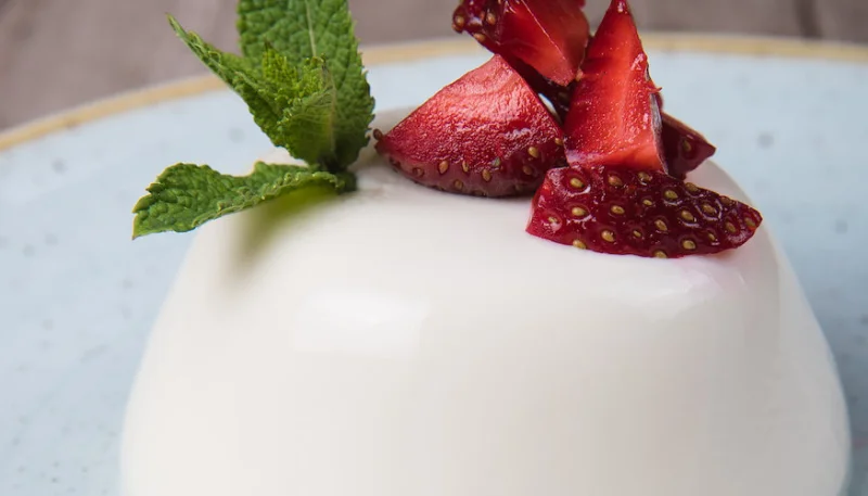 Panna cotta nature