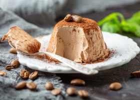 Panna cotta au café