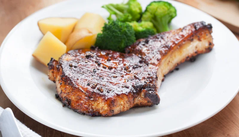 Papillotes de porc à la moutarde