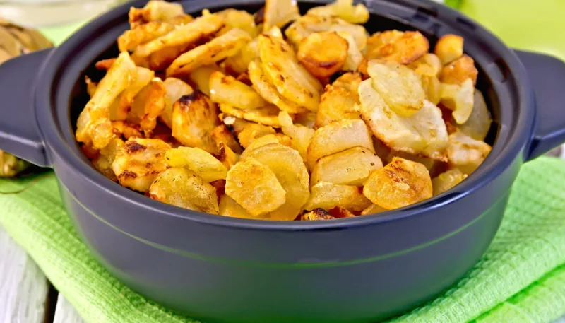 Poêlée de topinambours à l'ail