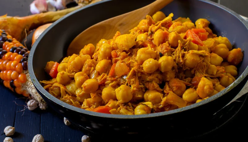 Pois chiches au cumin