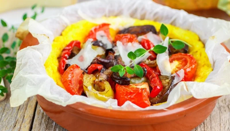 Polenta aux légumes