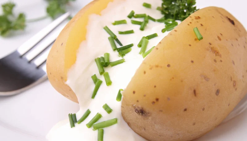 Pommes de terre farcies au Kiri