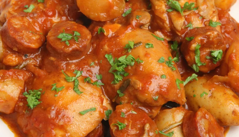 Poulet au chorizo au Companion