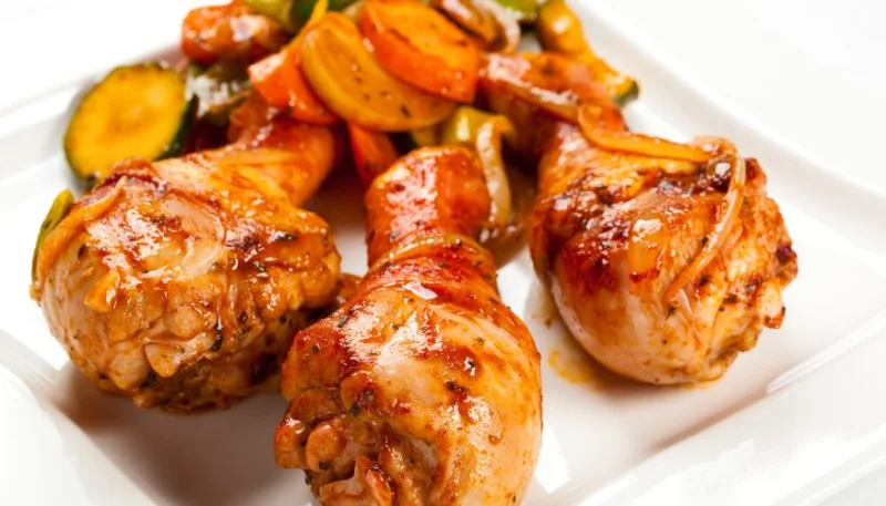 Cuisses de poulet au miel et carottes