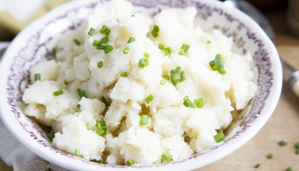 Purée de céleri au fromage de chèvre