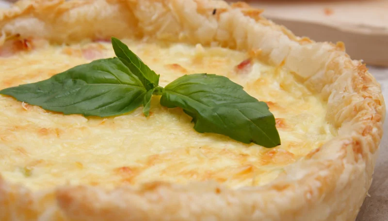 Quiche à la Vache qui rit et au jambon
