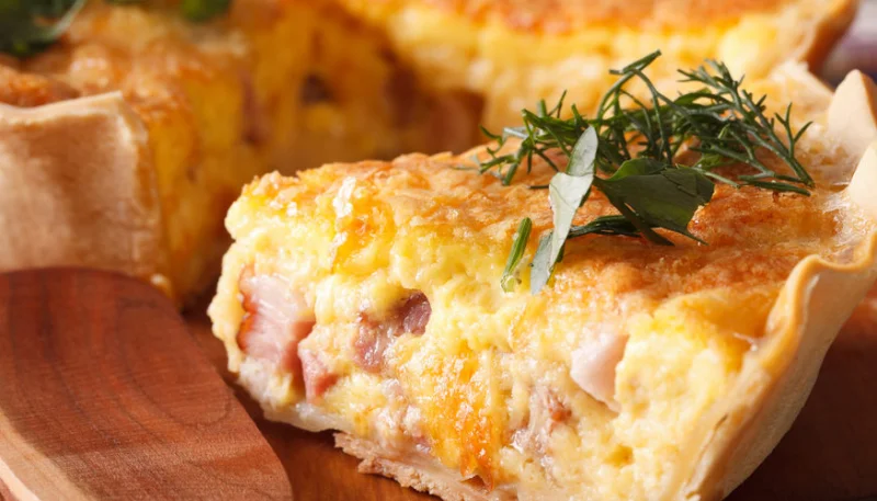 Quiche à la Vache qui rit et aux lardons