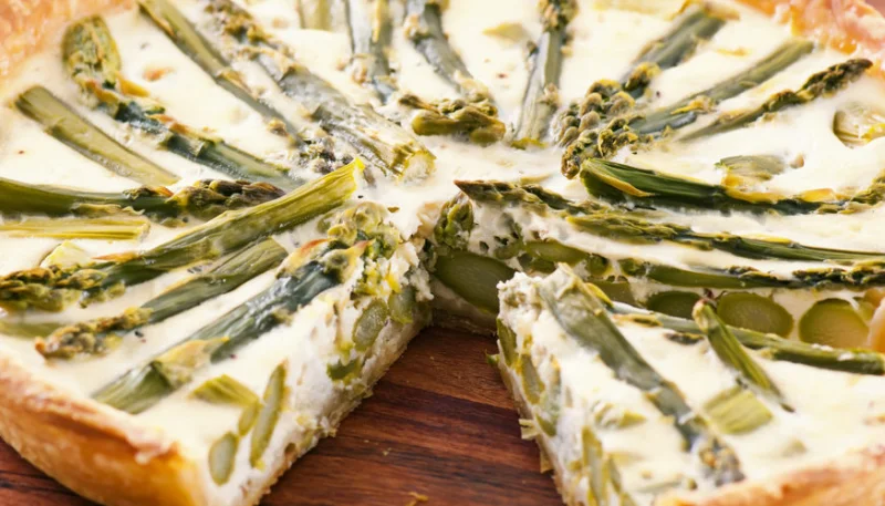 Quiche aux asperges