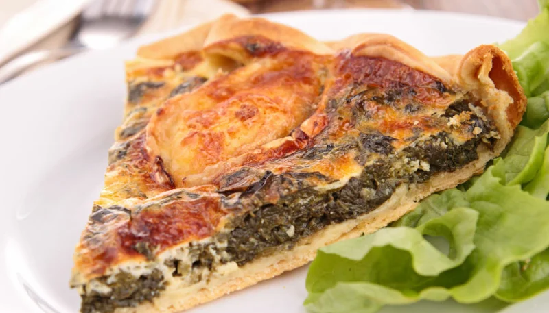 Quiche aux épinards et chèvre