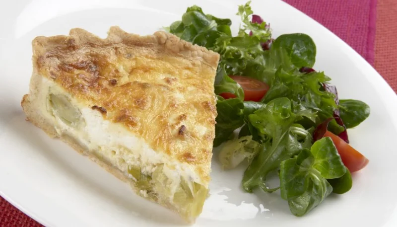 Quiche aux poireaux et au chèvre