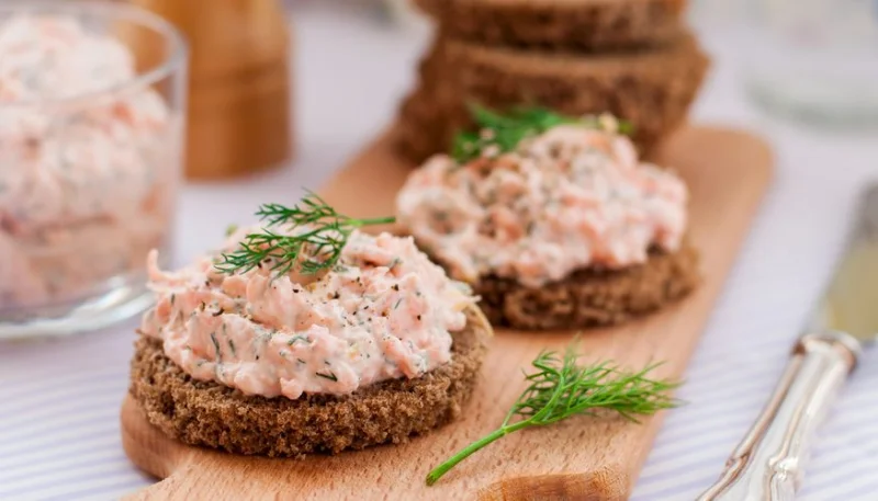 Rillettes de saumon légères