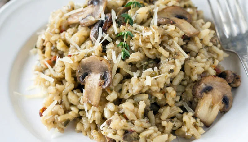 Risotto aux champignons au Cookeo