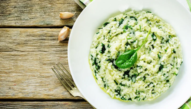 Risotto aux épinards