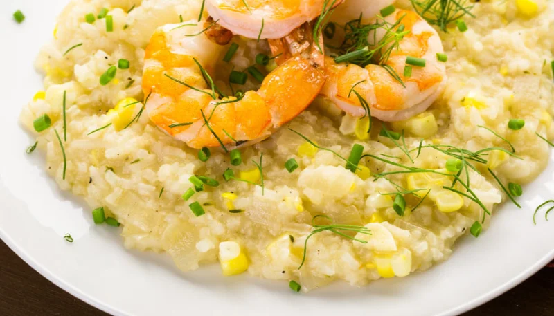 Risotto aux gambas