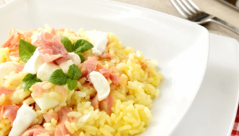 Risotto jambon et gorgonzola