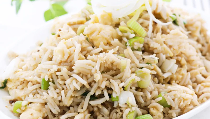Riz basmati aux poireaux