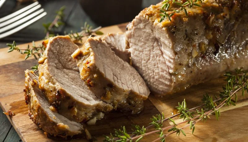 Rôti de porc au romarin
