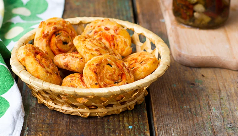 Sablés à la tomate séchée