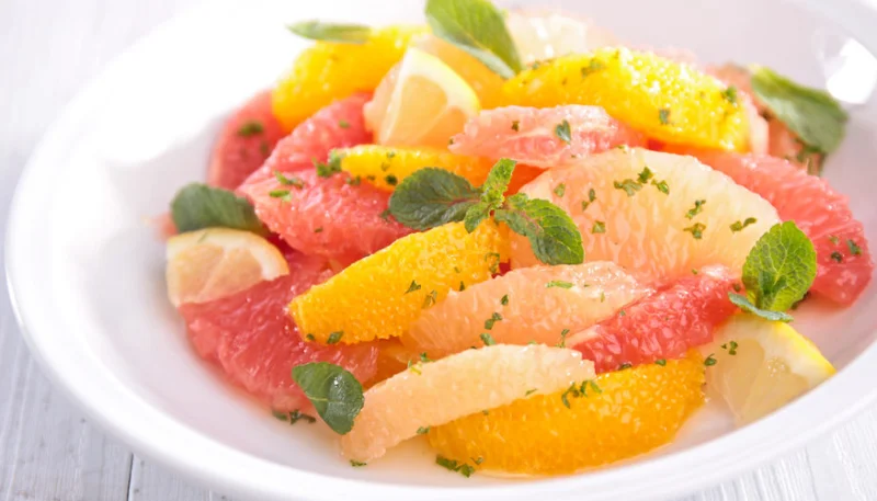 Salade d'agrumes au gingembre