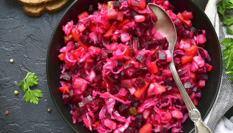 Salade de betterave rouge