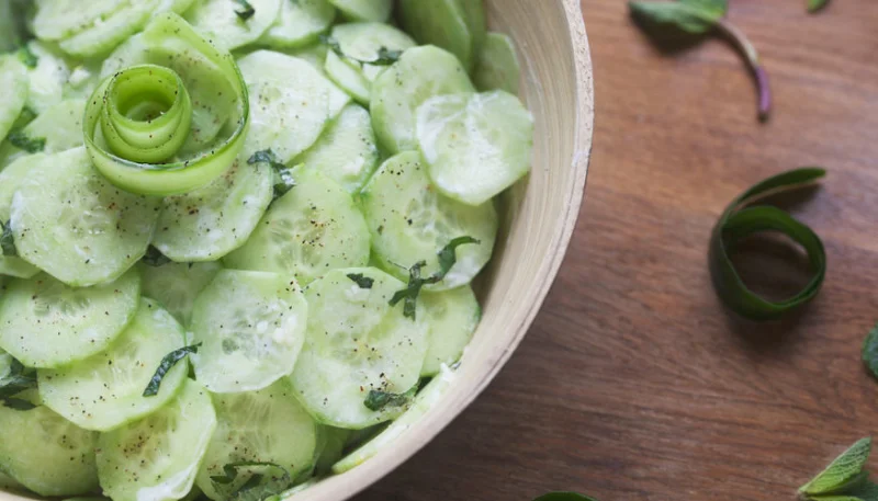 Salade de concombre au yaourt