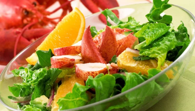 Salade de homard aux agrumes