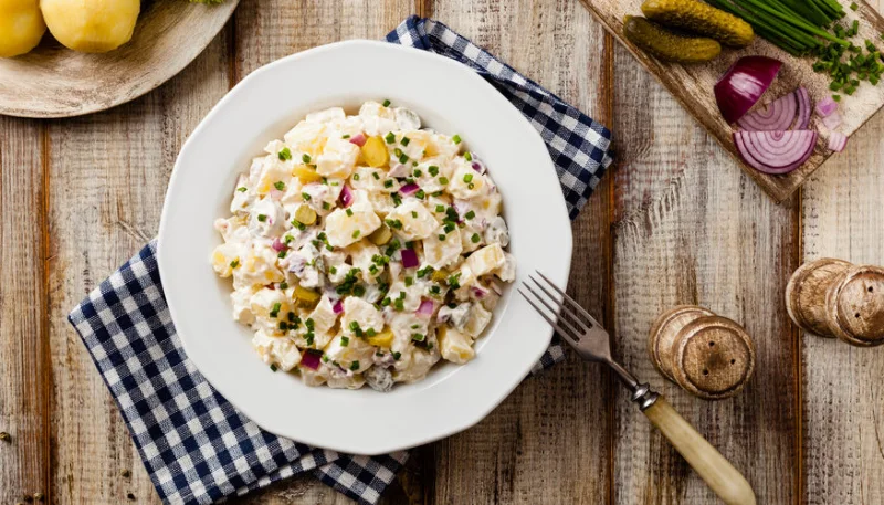 Salade de pommes de terre au thon