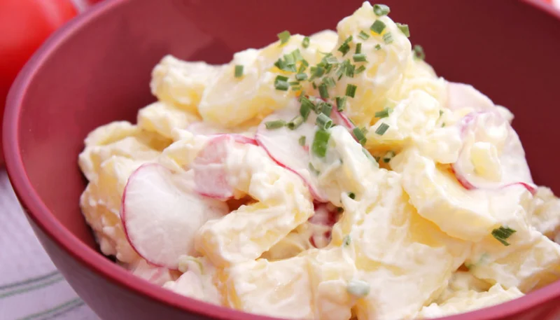 Salade de pommes de terre et radis