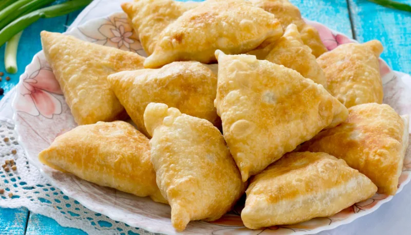 Samoussa de poulet à l'indienne