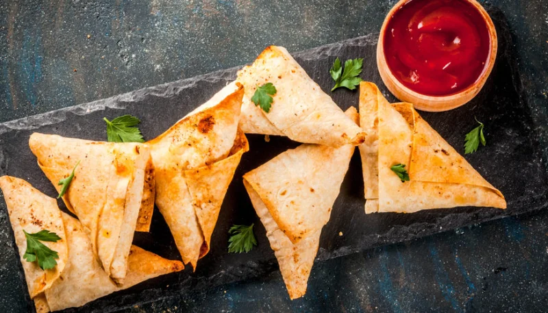 Samoussas aux noix de Saint-Jacques