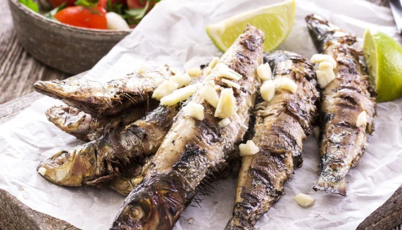 Sardines grillées au citron