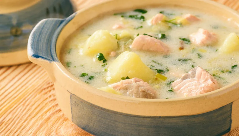 Saumon et pommes de terre à la crème au Cookeo