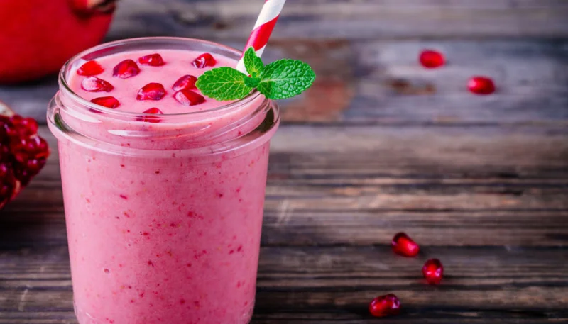 Smoothie vegan à la grenade