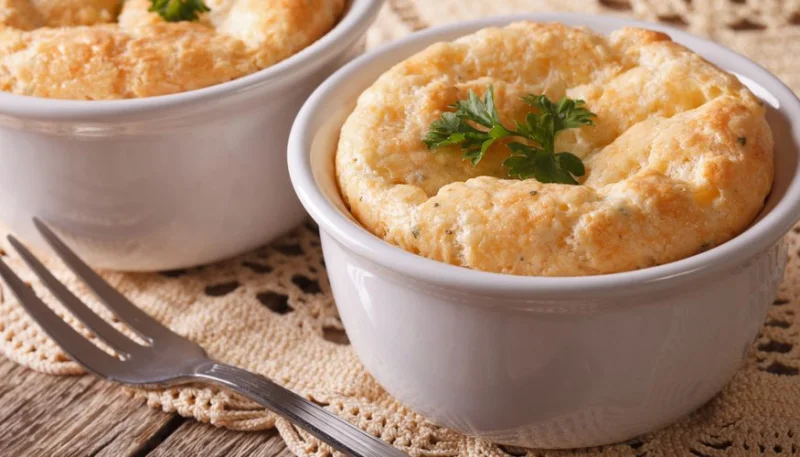 Soufflé léger au chou-fleur