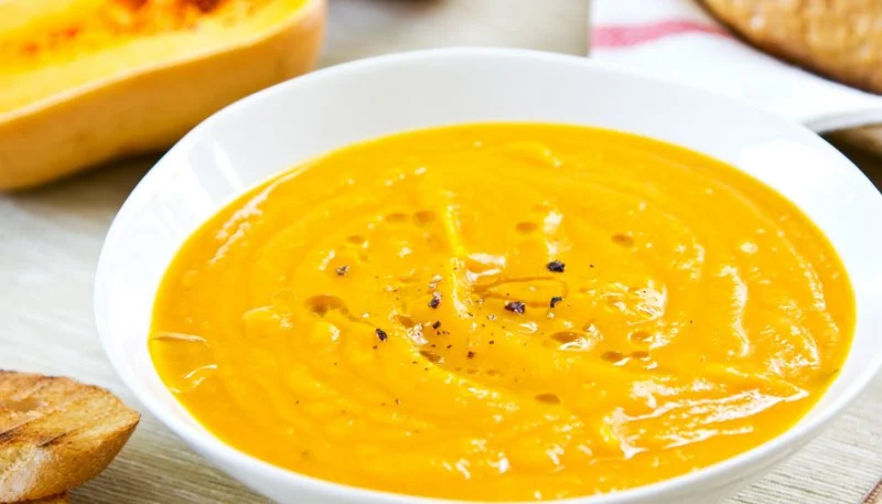 Soupe de courge butternut