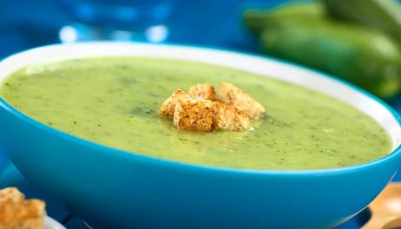Soupe de courgettes