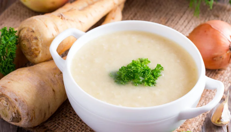 Soupe de poire et panais